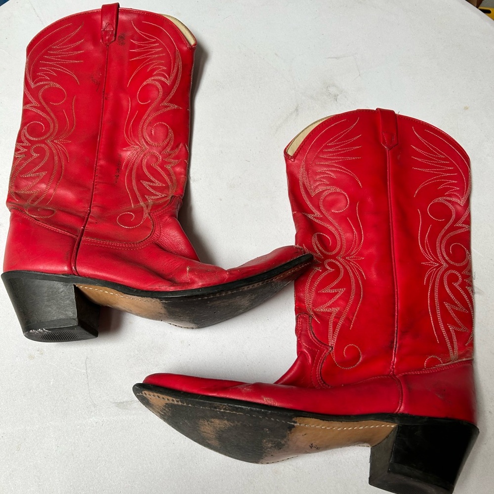 Red Cowboy Boots